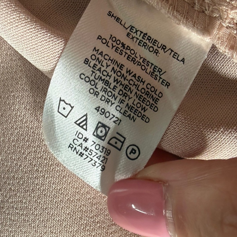 Ann Taylor Factory Pink Tie Waist Wide Leg Dress Pants Trousers 14 - Picture 4 of 11